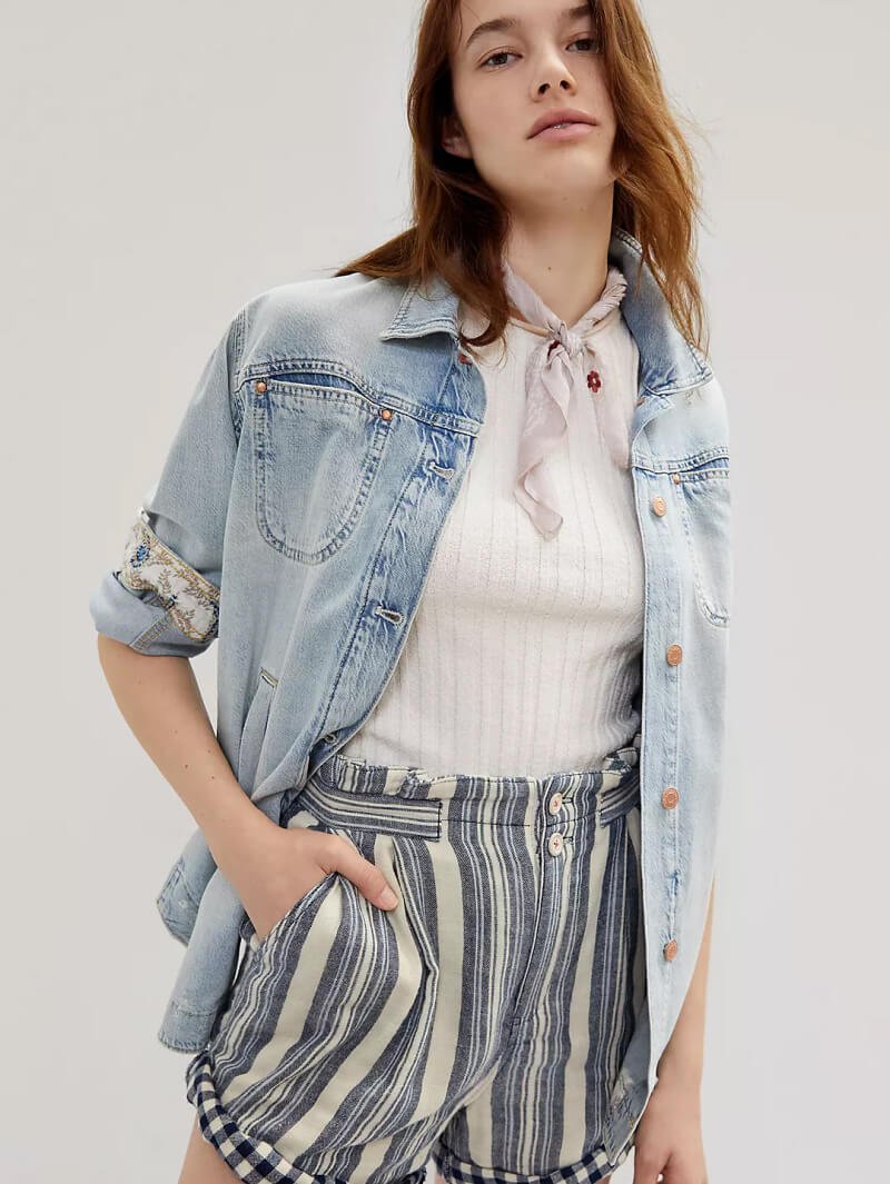 Long Sleeve Striped Tee - Image 5